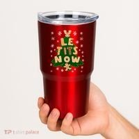 Le Tits Now Christmas Let It Snow Ugly Christmas Sweater Tumbler thumb 2