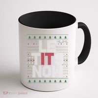 Le Tits Now Christmas Let It Snow Ugly Christmas Coffee Mug thumb 1