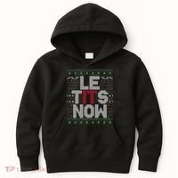 Le Tits Now Christmas Let It Snow Ugly Christmas Kids Hoodie thumb 0
