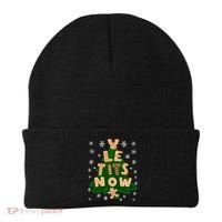 Le Tits Now Let It Snow Humor Christmas Funny Gift Beanie thumb 0