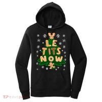 Le Tits Now Let It Snow Humor Christmas Funny Gift Women's Hoodie thumb 0