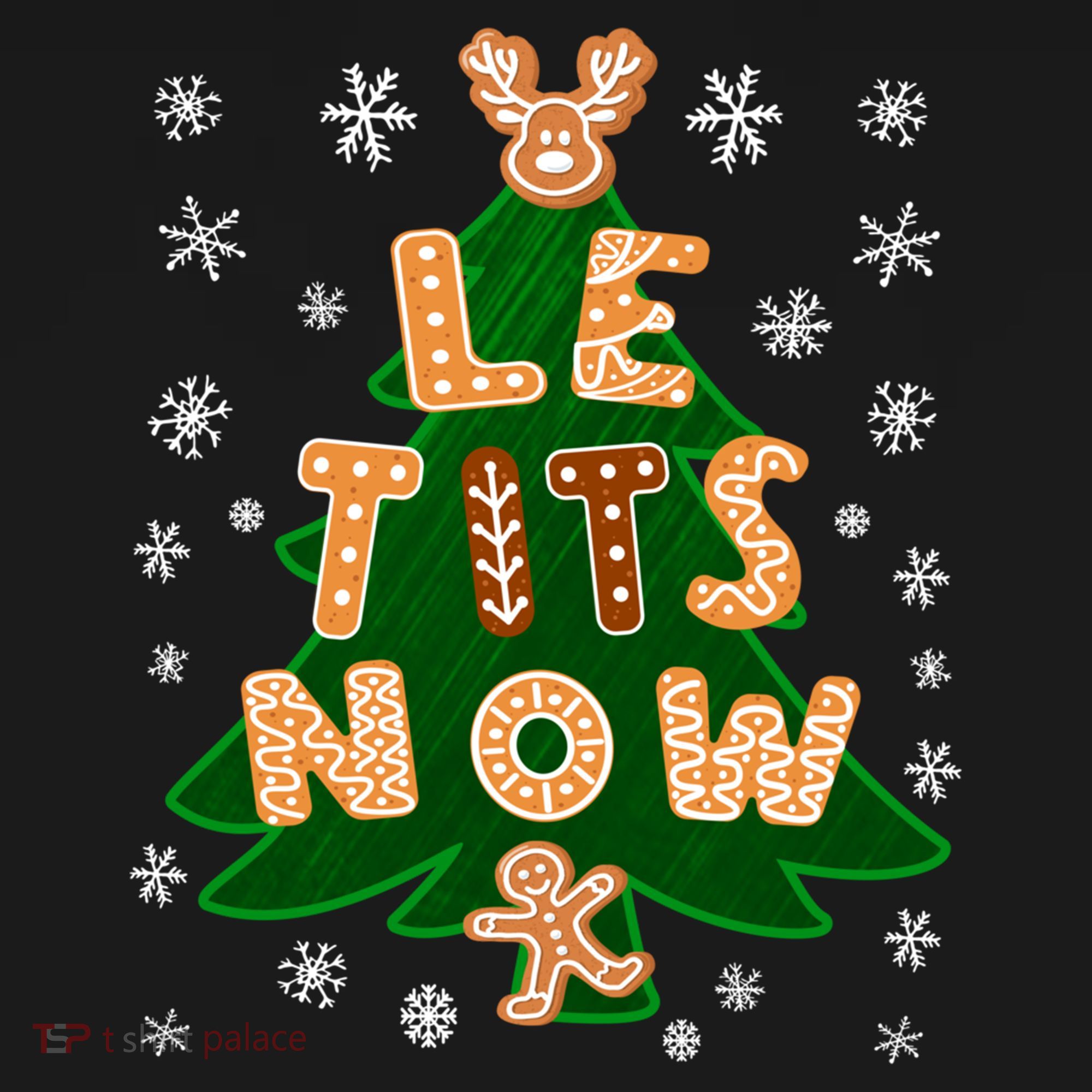 Le Tits Now Let It Snow Humor Christmas Funny Gift Women's Hoodie