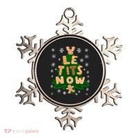 Le Tits Now Let It Snow Humor Christmas Funny Gift Ornament thumb 0