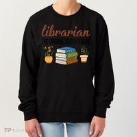 Librarian The Orginal Search Engine Reading Books Gift Cute Reading Women's Sweatshirt thumb 0
