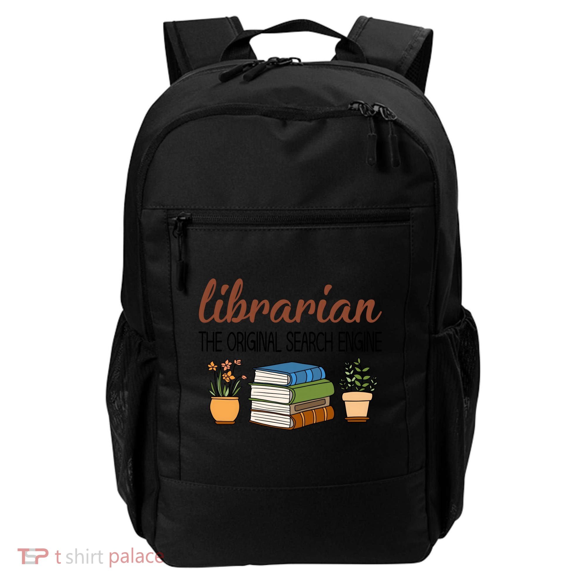 Librarian The Orginal Search Engine Reading Books Gift Cute Reading Backpack