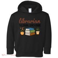 Librarian The Orginal Search Engine Reading Books Gift Cute Reading Toddler Hoodie thumb 0