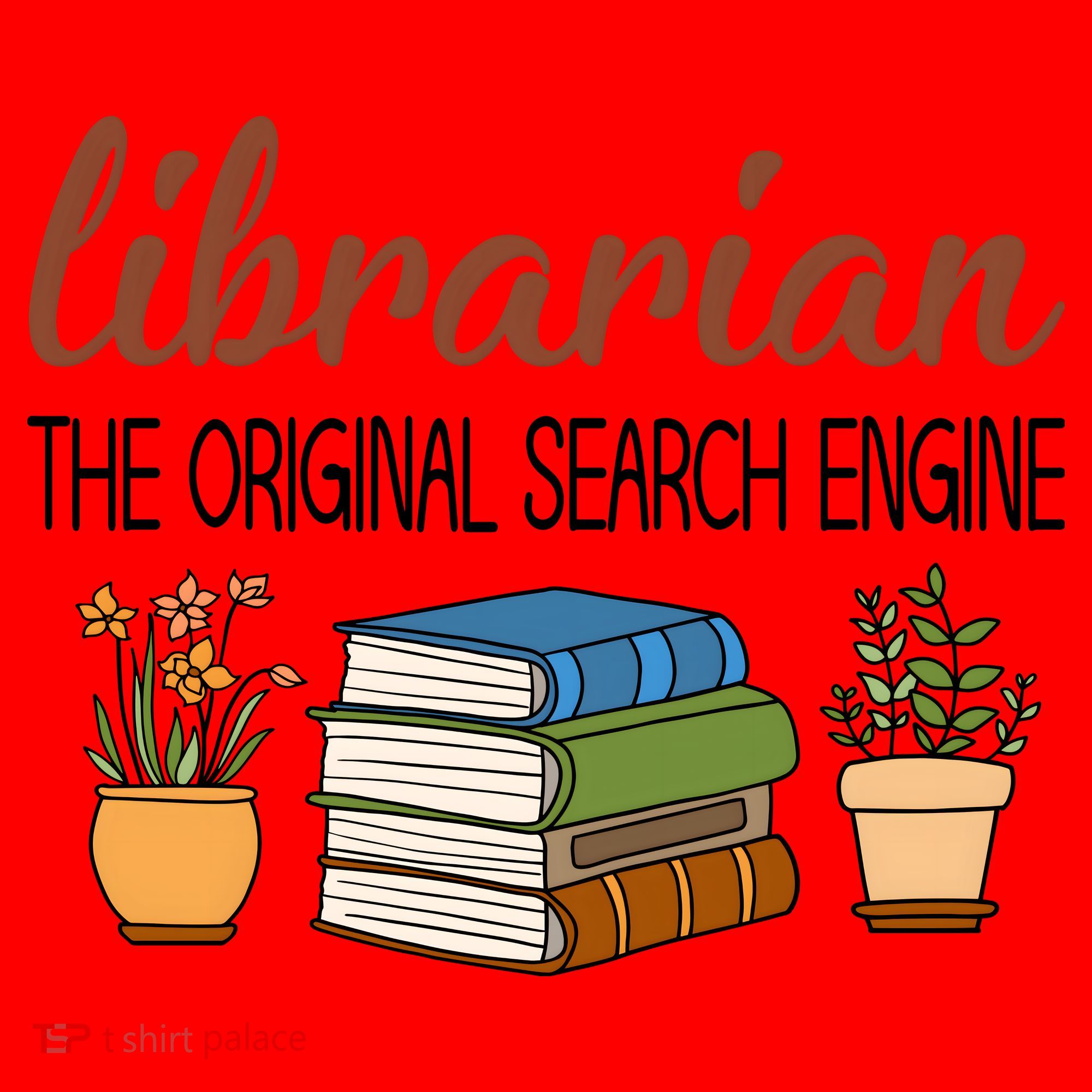 Librarian The Orginal Search Engine Reading Books Gift Cute Reading Santa Hat