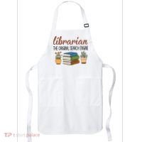 Librarian The Orginal Search Engine Reading Books Gift Cute Reading Apron thumb 0