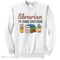 Librarian The Orginal Search Engine Reading Books Gift Cute Reading Sweatshirt thumb 0