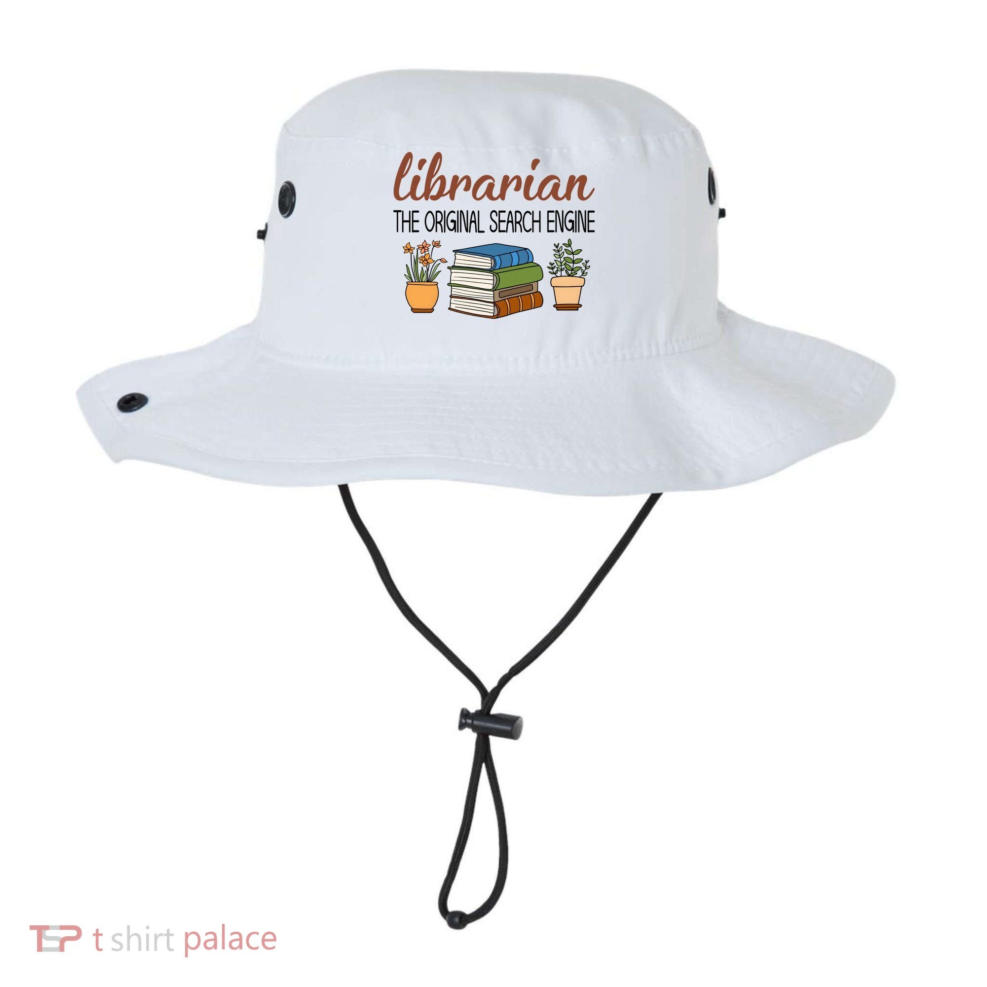 Librarian The Orginal Search Engine Reading Books Gift Cute Reading Bucket Hat