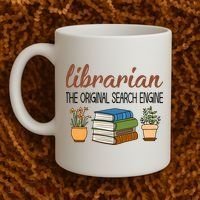 Librarian The Orginal Search Engine Reading Books Gift Cute Reading Coffee Mug thumb 2