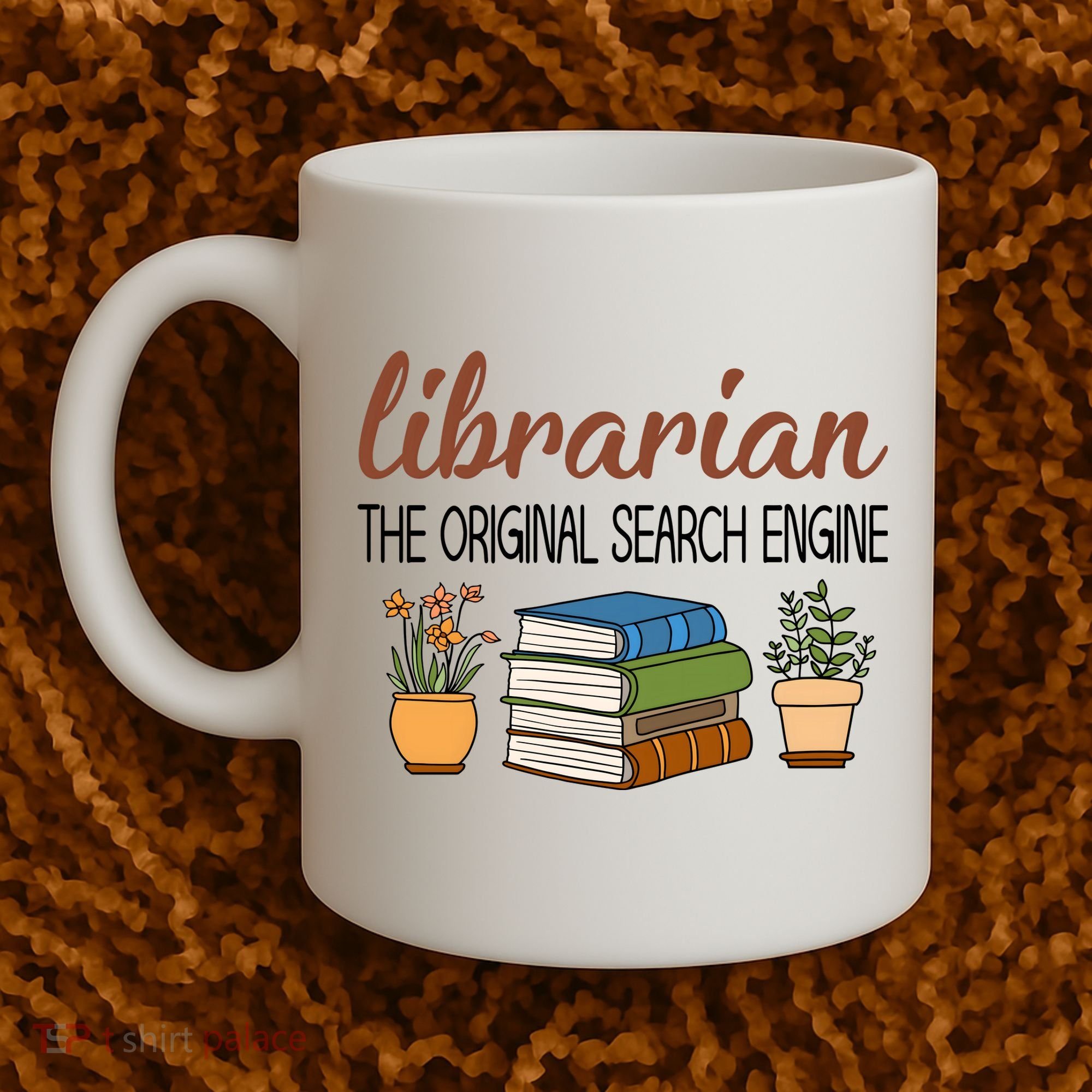 Librarian The Orginal Search Engine Reading Books Gift Cute Reading Coffee Mug