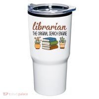 Librarian The Orginal Search Engine Reading Books Gift Cute Reading Tumbler thumb 0