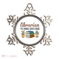 Librarian The Orginal Search Engine Reading Books Gift Cute Reading Ornament thumb 0