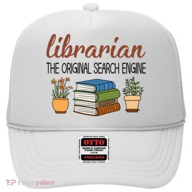 Librarian The Orginal Search Engine Reading Books Gift Cute Reading Hat