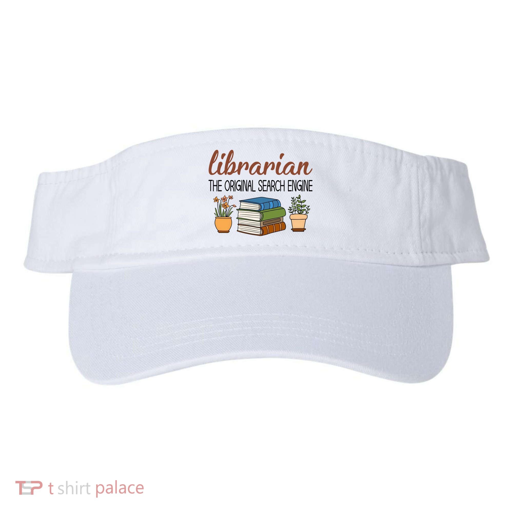 Librarian The Orginal Search Engine Reading Books Gift Cute Reading Visor
