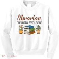 Librarian The Orginal Search Engine Reading Books Gift Cute Reading Kids Sweatshirt thumb 0