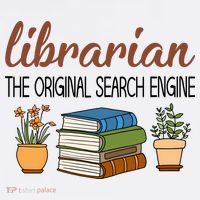 Librarian The Orginal Search Engine Reading Books Gift Cute Reading Kids Hoodie thumb 5