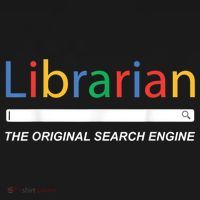 Librarian The Original Search Engine Funny And Sarcastic Doggie Tank thumb 4