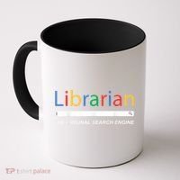 Librarian The Original Search Engine Funny And Sarcastic Coffee Mug thumb 0