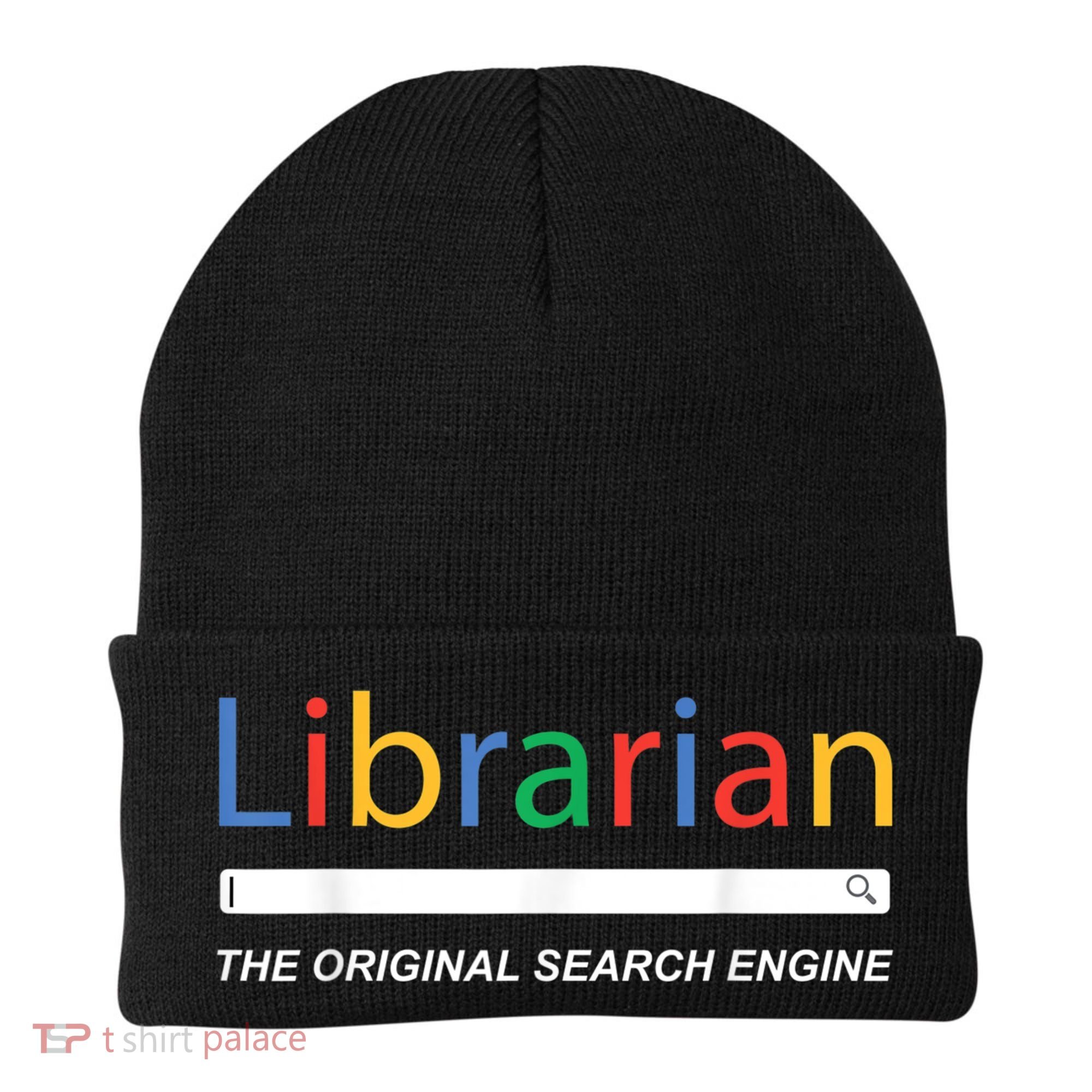Librarian The Original Search Engine Funny And Sarcastic Beanie