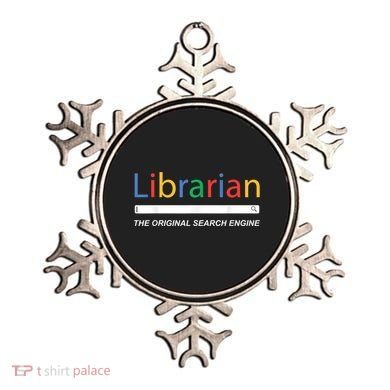 Librarian The Original Search Engine Funny And Sarcastic Ornament