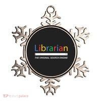 Librarian The Original Search Engine Funny And Sarcastic Ornament thumb 0