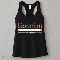 Librarian The Original Search Engine Funny And Sarcastic Women's Tank Top thumb 3