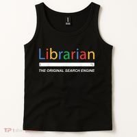 Librarian The Original Search Engine Funny And Sarcastic Tank Top thumb 2