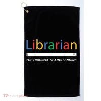 Librarian The Original Search Engine Funny And Sarcastic Golf Towel thumb 0