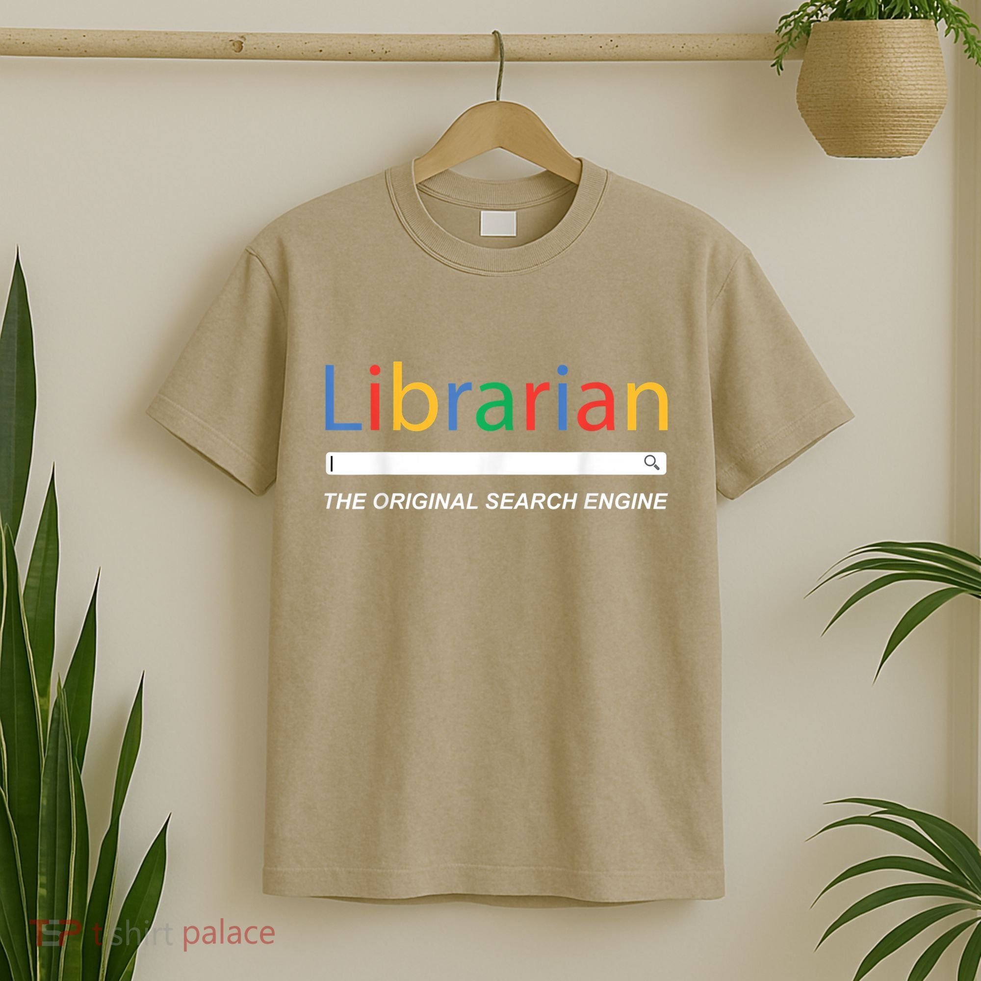 Librarian The Original Search Engine Funny And Sarcastic T-Shirt