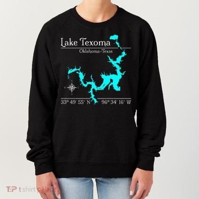 Lake Texoma Oklahoma Texas Women's Sweatshirt