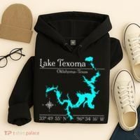 Lake Texoma Oklahoma Texas Hoodie thumb 4