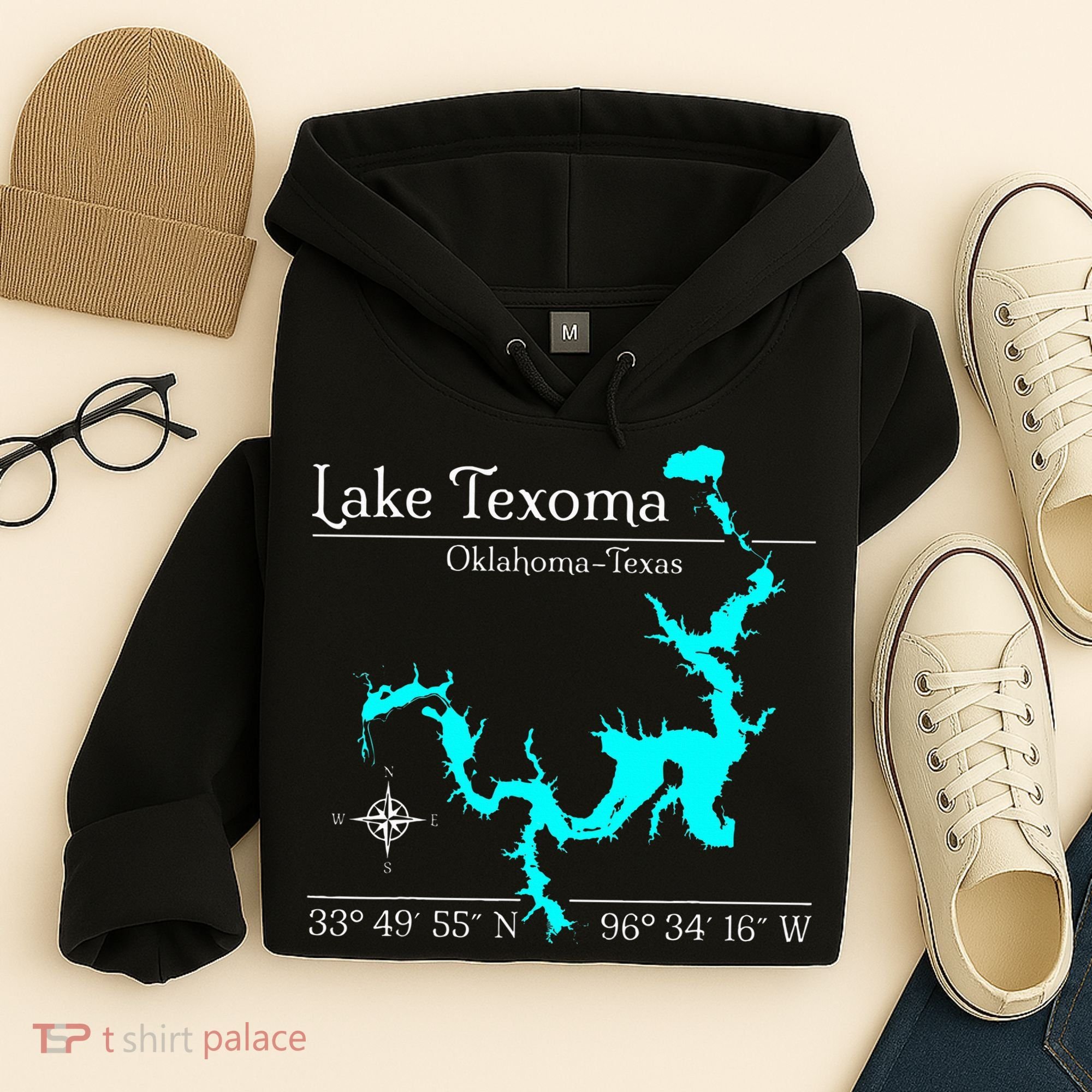 Lake Texoma Oklahoma Texas Hoodie