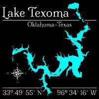 Lake Texoma Oklahoma Texas Hoodie thumb 7