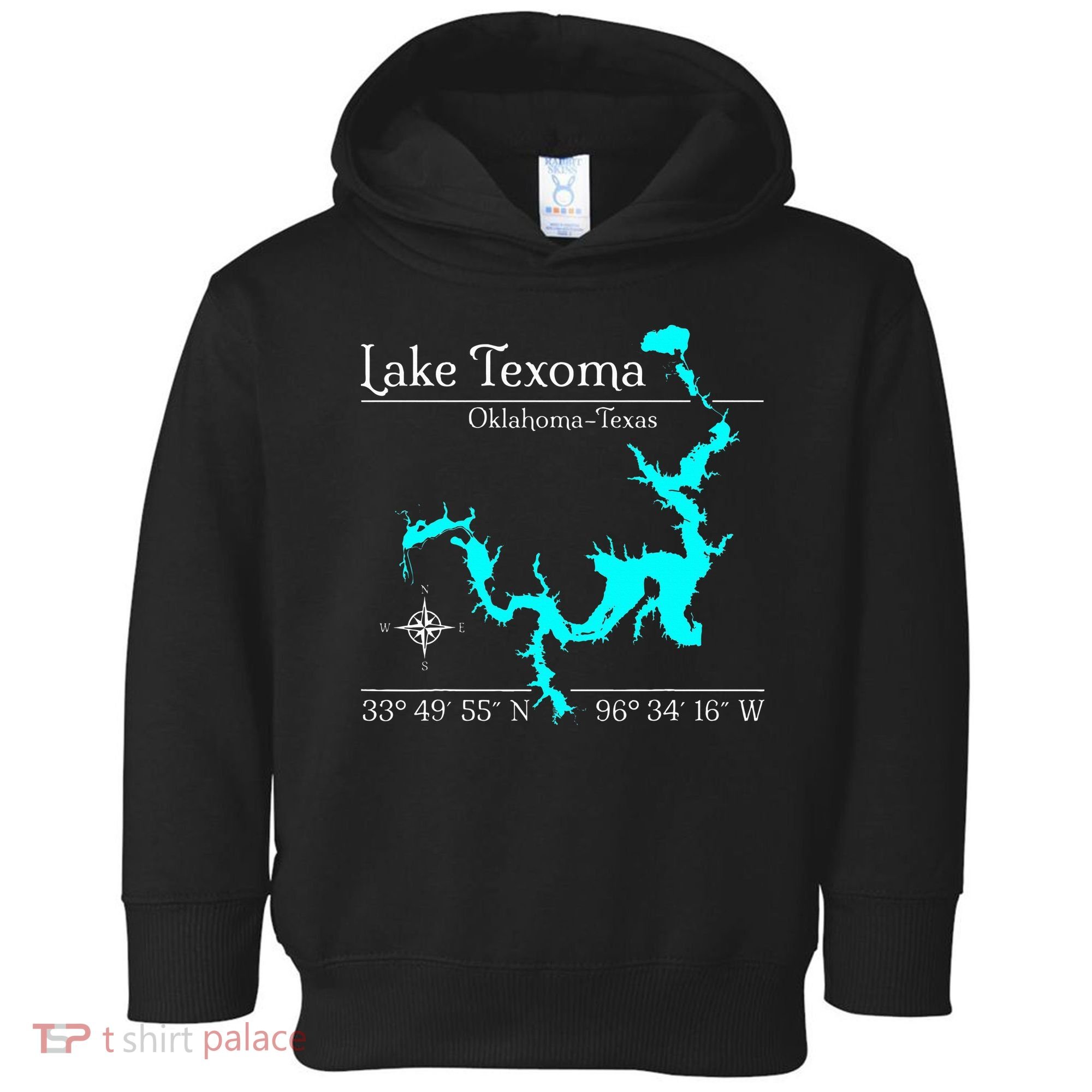 Lake Texoma Oklahoma Texas Toddler Hoodie