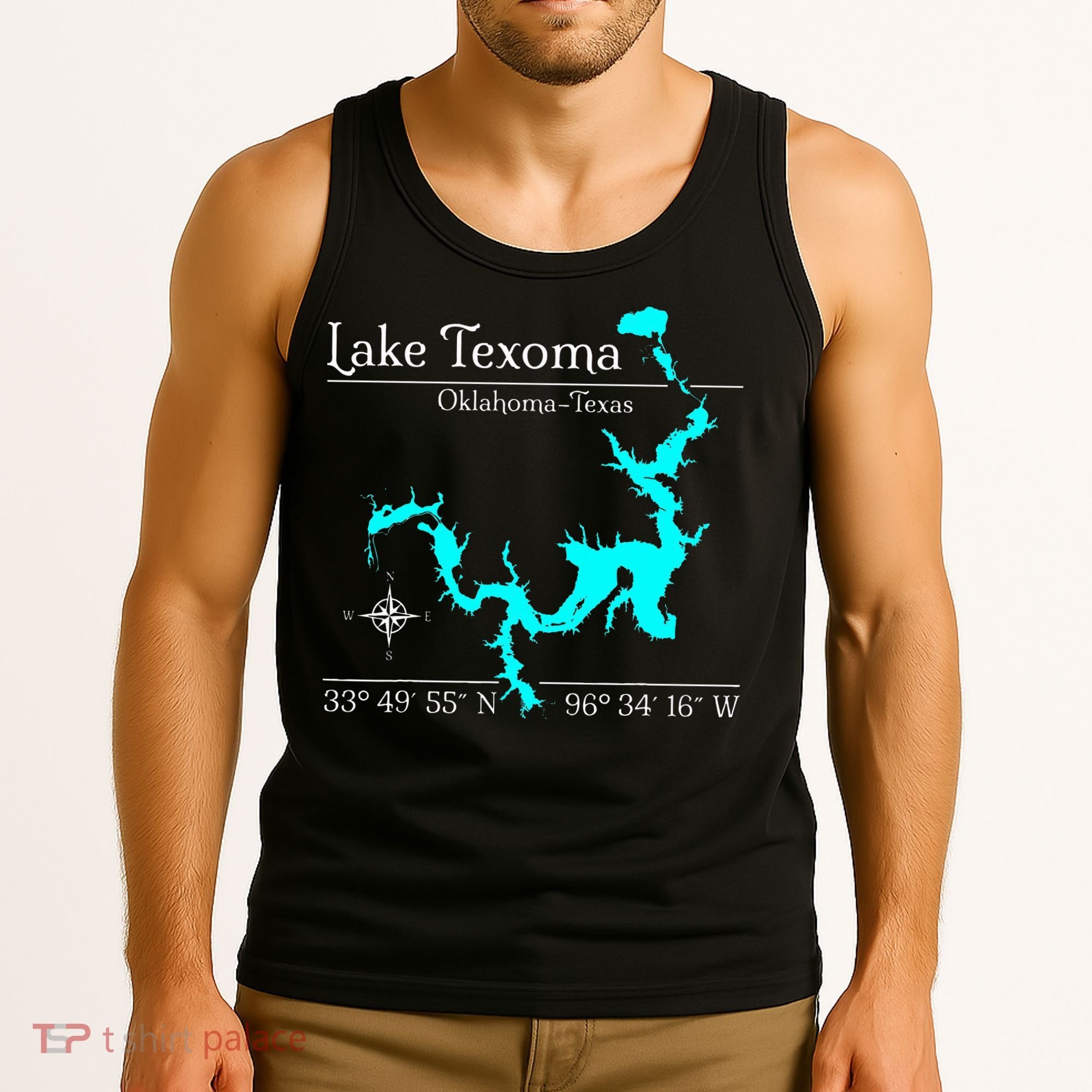 Lake Texoma Oklahoma Texas Tank Top