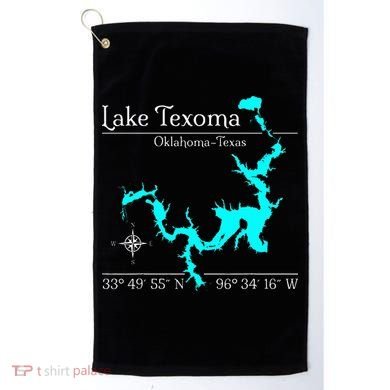 Lake Texoma Oklahoma Texas Golf Towel