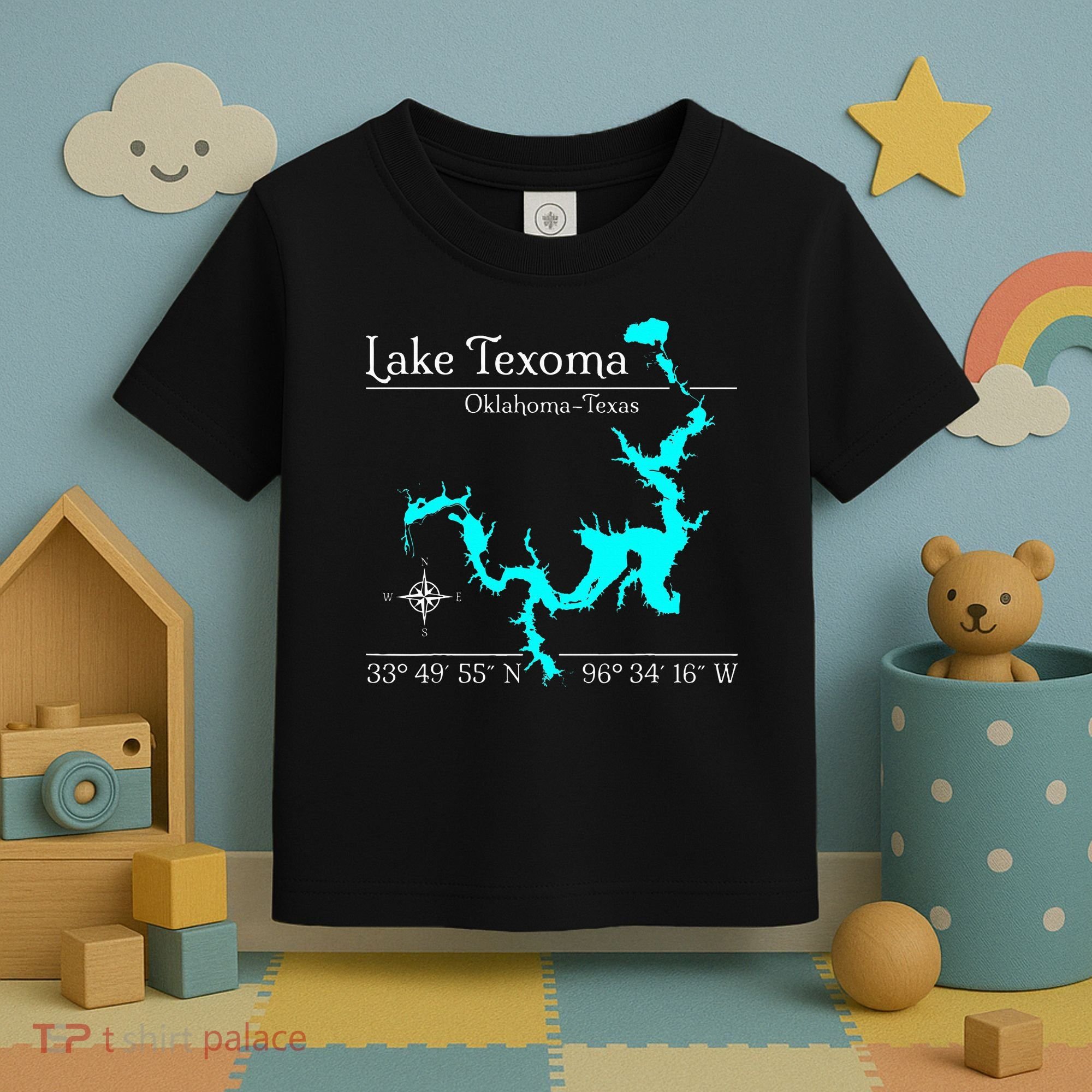 Lake Texoma Oklahoma Texas Toddler T-Shirt