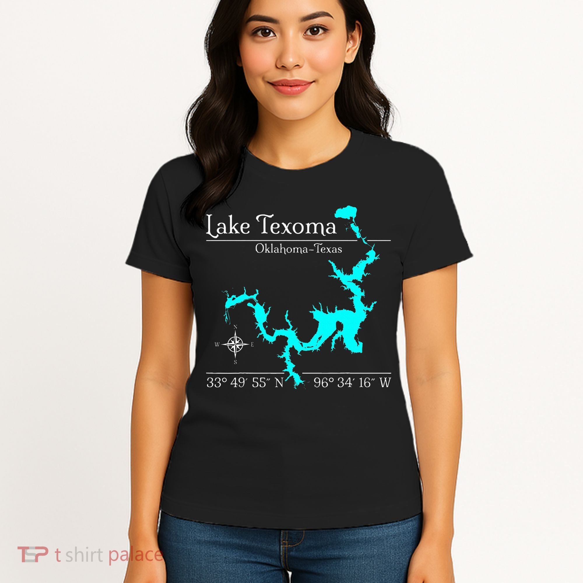 Lake Texoma Oklahoma Texas Women's T-Shirt