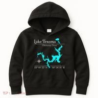 Lake Texoma Oklahoma Texas Kids Hoodie thumb 0