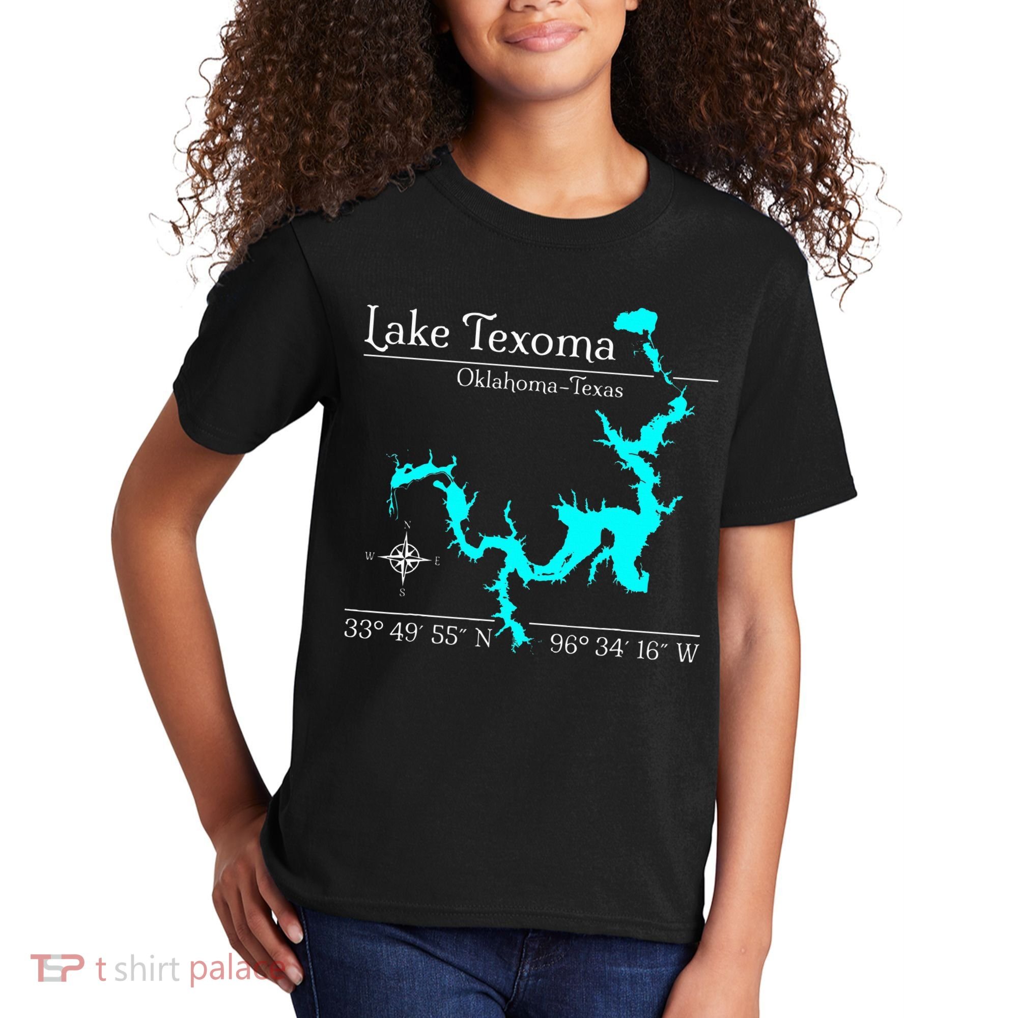 Lake Texoma Oklahoma Texas Kids T-Shirt