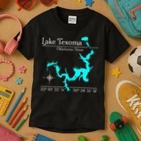 Lake Texoma Oklahoma Texas Kids T-Shirt thumb 3