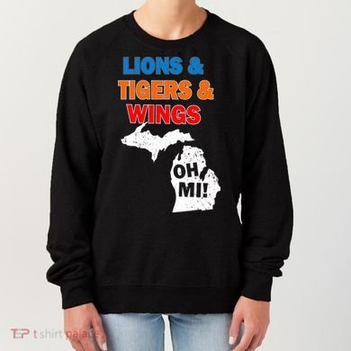 Lions Tigers Wings Oh Mi Women's Sweatshirt