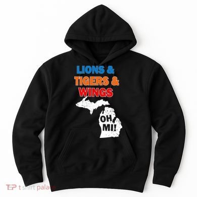 Lions Tigers Wings Oh Mi Hoodie