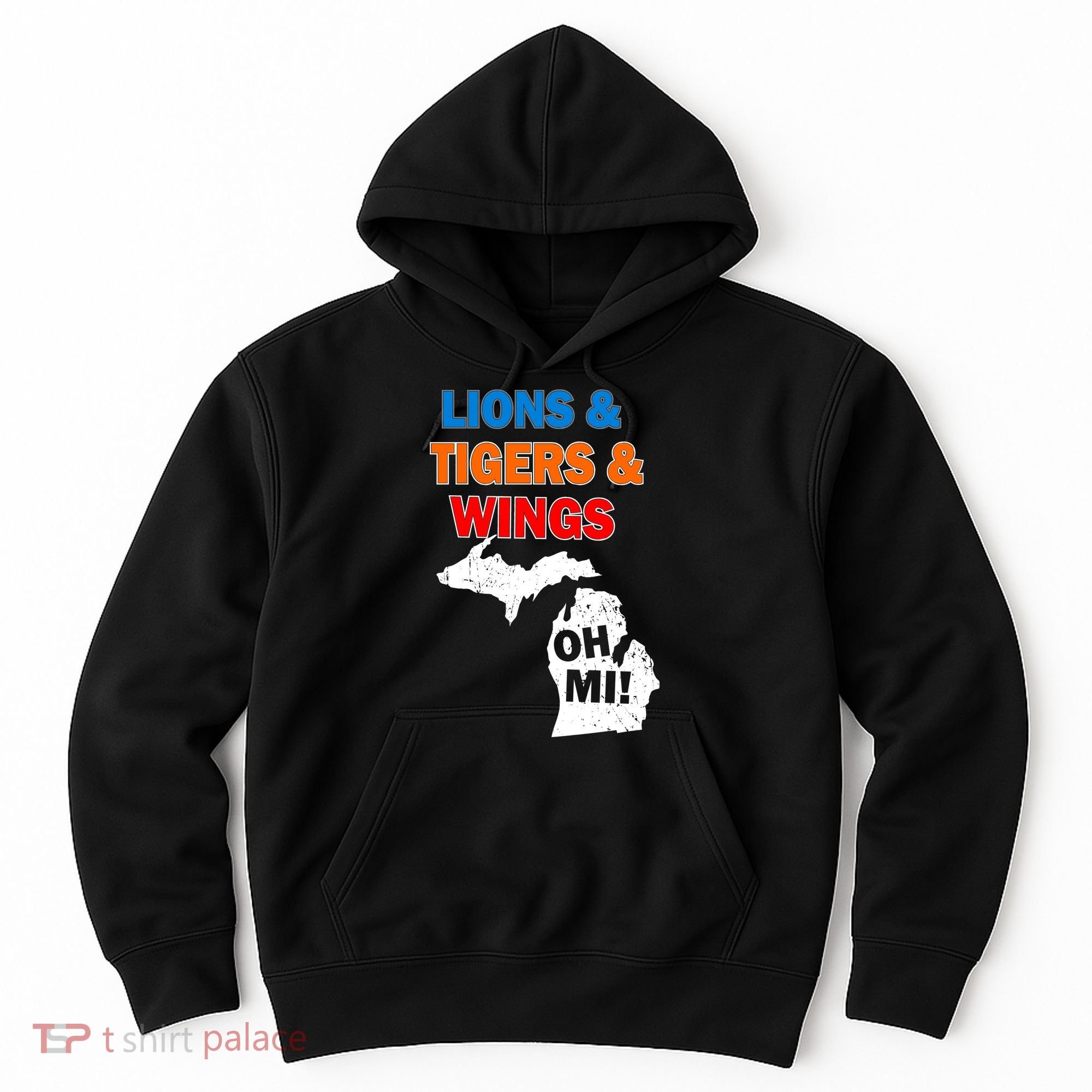 Lions Tigers Wings Oh Mi Hoodie
