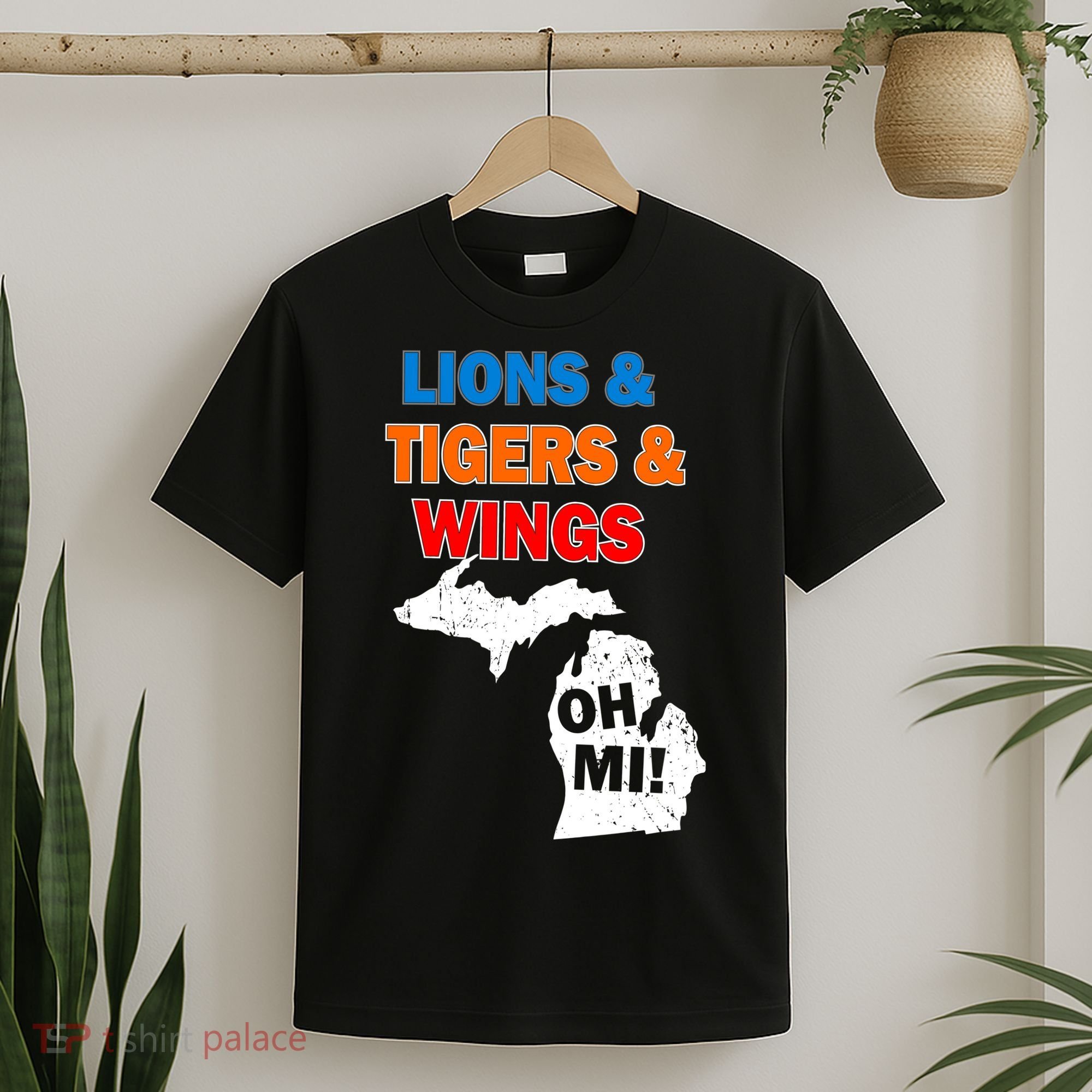 Lions Tigers Wings Oh Mi T-Shirt