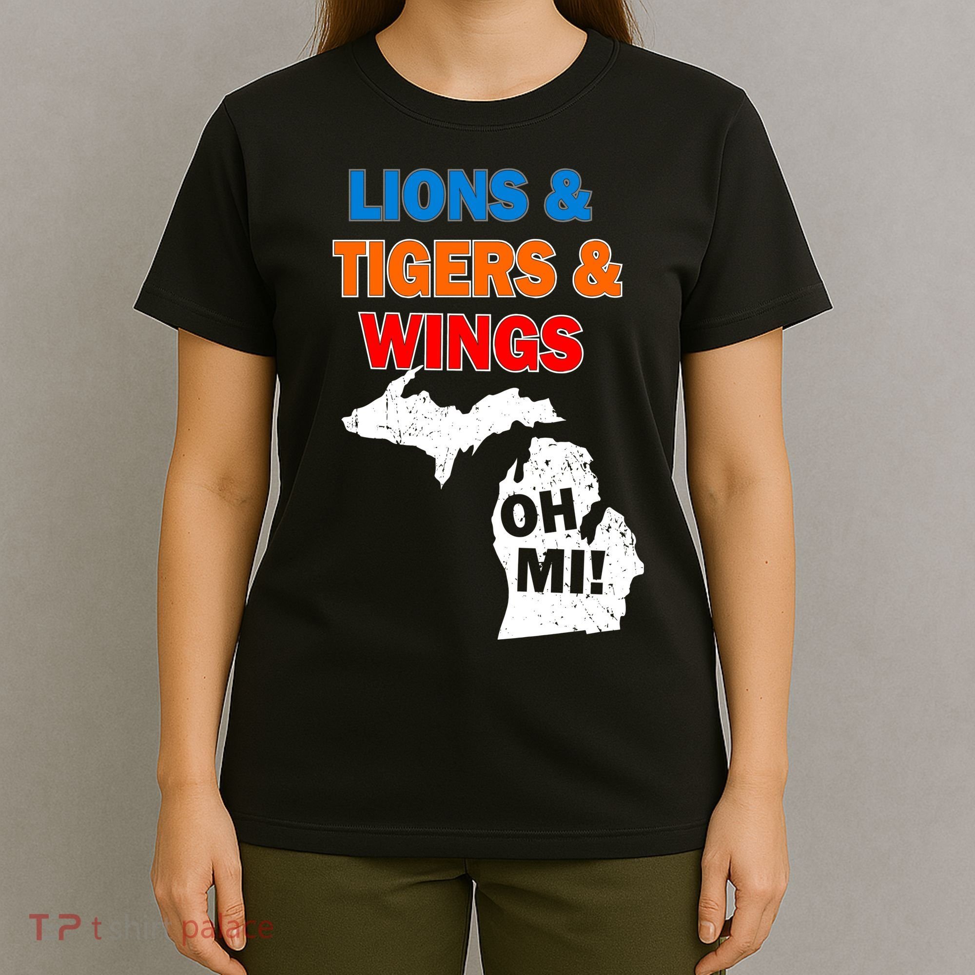 Lions Tigers Wings Oh Mi T-Shirt