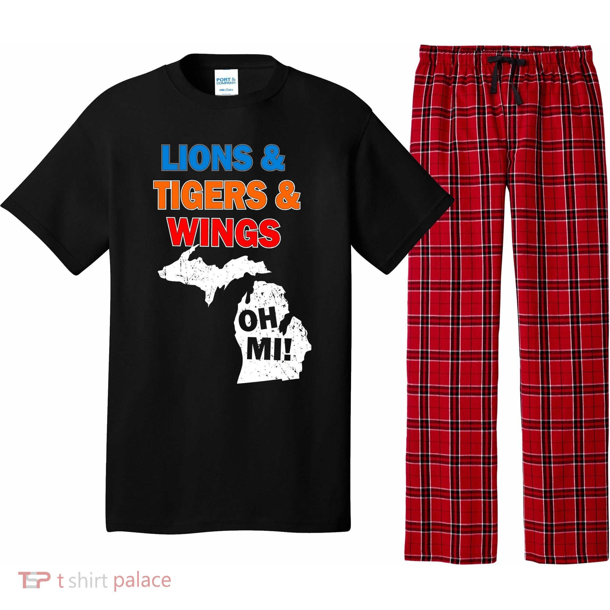 Lions Tigers Wings Oh Mi Pajama Set