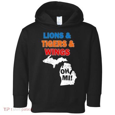 Lions Tigers Wings Oh Mi Toddler Hoodie